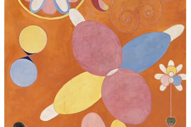 Hilma_af_Klint_Grupp IV_nr 4_De tio största_Ynglingaåldern_1907_© Stiftelsen Hilma af Klints Verk.jpg Bild av Hilma af Klint. Illustration.