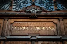Bild av skylten på huset vid Sveriges Riksbank