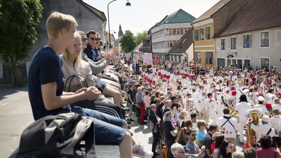 Karnevalståget genom Lund