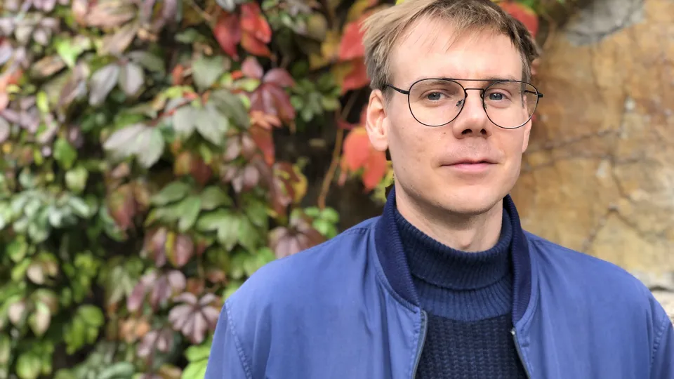 Foto på David Winge, postdoktor på forskningscentret NanoLund vid Lunds universitet.