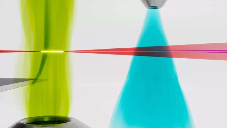 Illustration av lasern