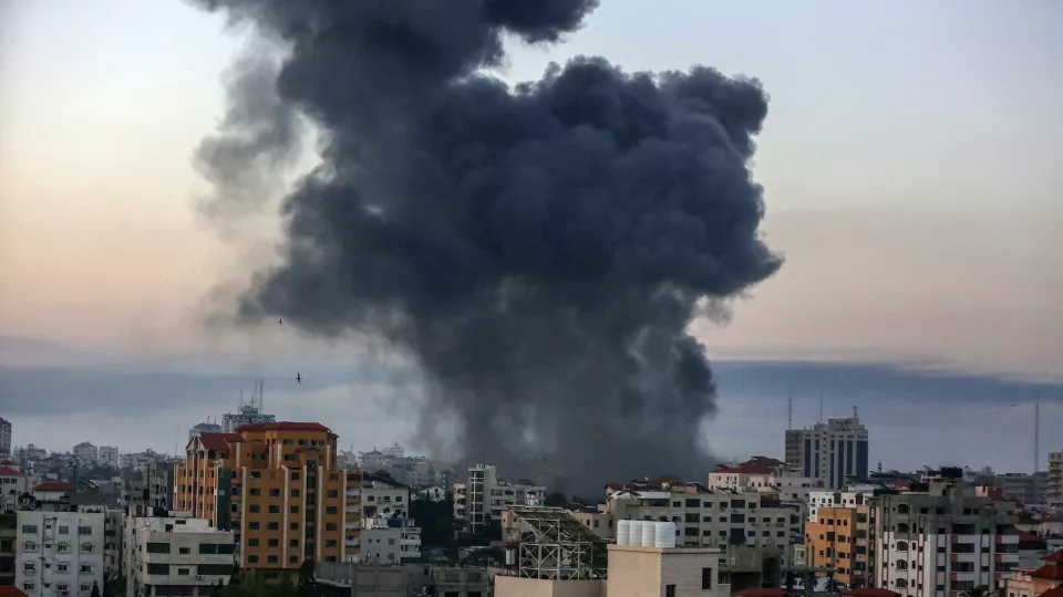 Bomber i Gaza i maj 2021. Foto: Shutterstock.