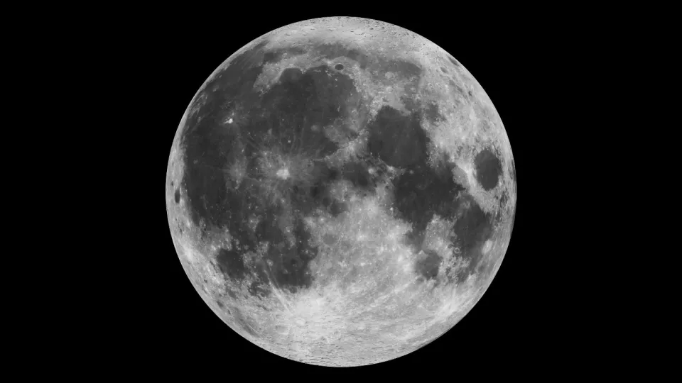 Bild på månen.