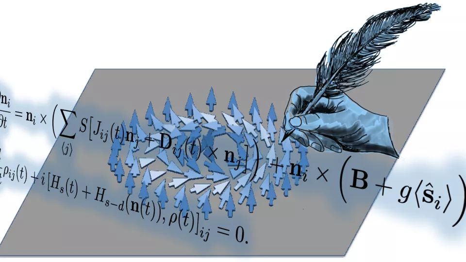 Illustration av teoretisk magnetframställning.