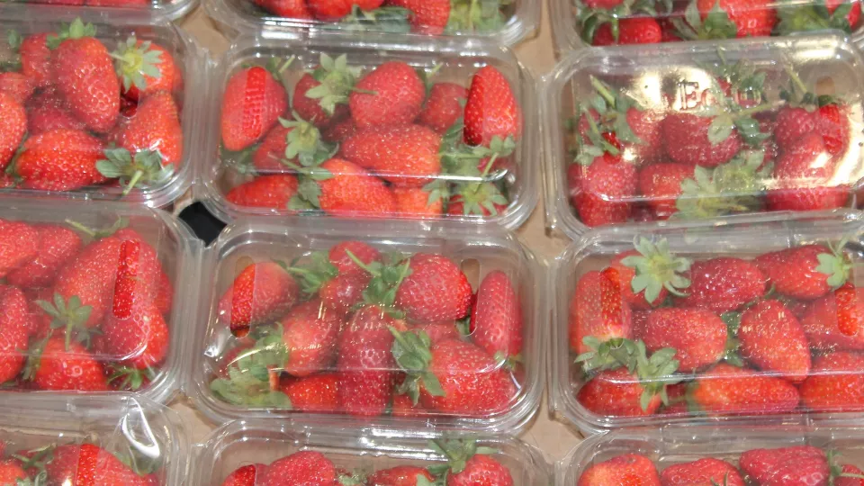 Förpackningar med jordgubbar. Bild: Pixabay.