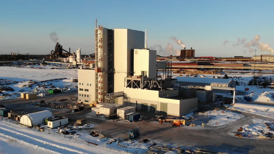 bild på Hybrits fabrik