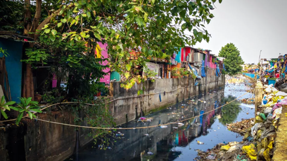Slum i Bombay