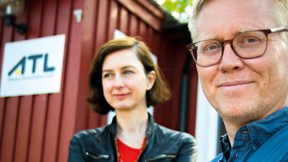 En kvinna och en man