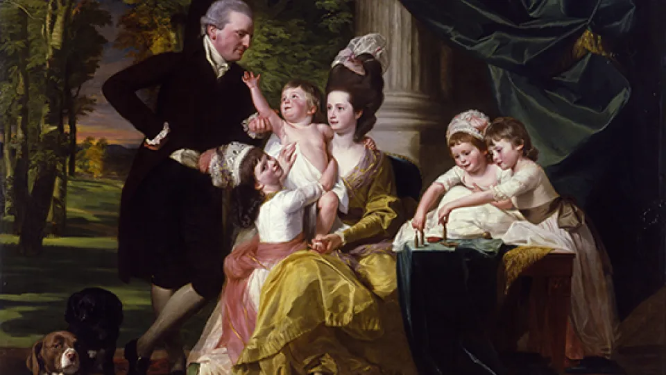 Tavla av kolonialfamilj av John Singleton Copley