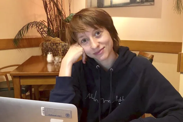 porträtt av kvinna. Foto.