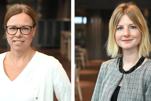 Anna Hagström och Louise Ahlgren. Foto: Åsa Hansdotter