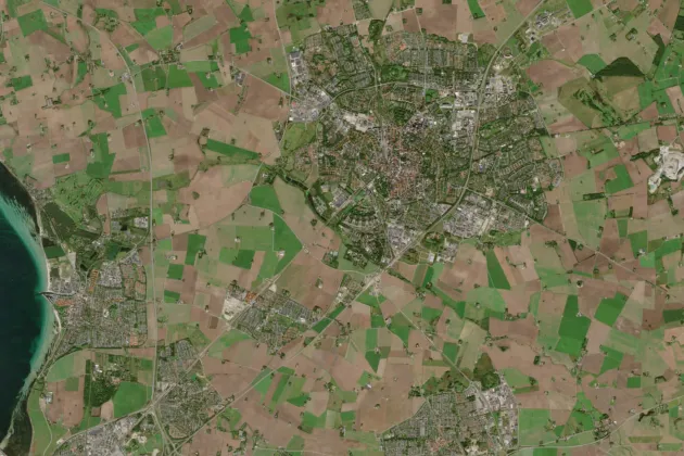 Satellitbild Lund