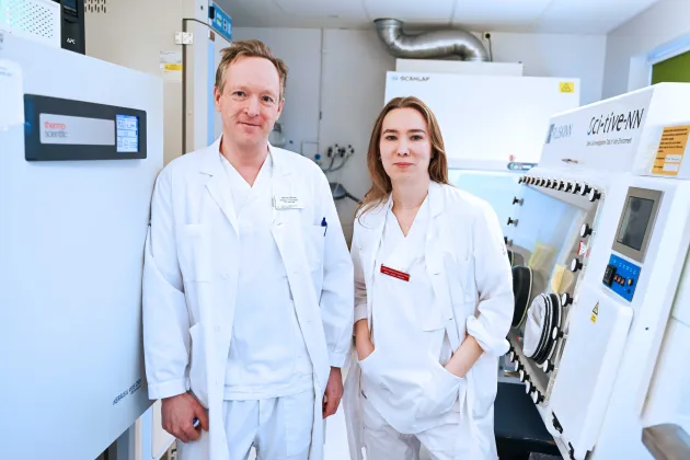Mattias Belting och Anna Bång Rudenstam, foto: Tove Smeds