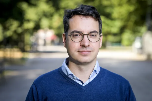 Foto. Porträtt av Valentin Jeutner. 