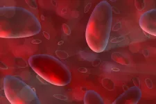 Illustration - röda blodkroppar mikroskopiska strömmar i kroppen