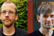 bild på forskarna Oskar Hansson och Niklas Mattsson-Carlgren.