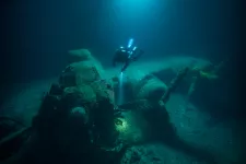 bild från dykningarna nere vid vraket