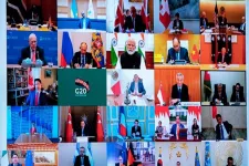 Bild1. Det första virtuella G20 toppmötet 26 mars 2020