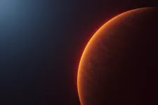 Illustration av exoplanet.
