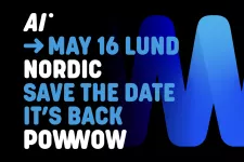 Gesture text. AI Nordic Powwow 16 May. Save the date!