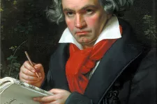 Målning av Ludvig van Beethoven. Foto.
