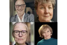Bildkollage med alla fyra hedersdoktorer. 