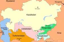 Karta Centralasien
