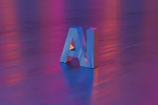 Painted illustration of A and I letters