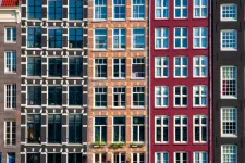 Amsterdam houses. Photo.