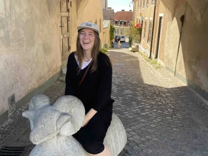 student Amanda Fahlgren