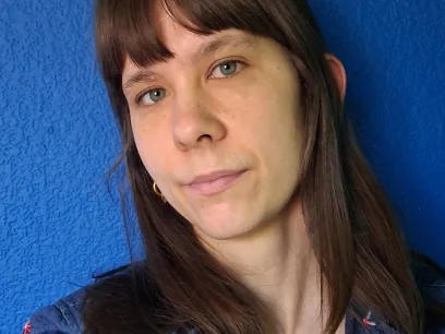 Porträttbild Sandra Lundin. Foto.