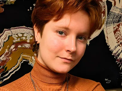 Porträttbild Maja Loberg. Foto.