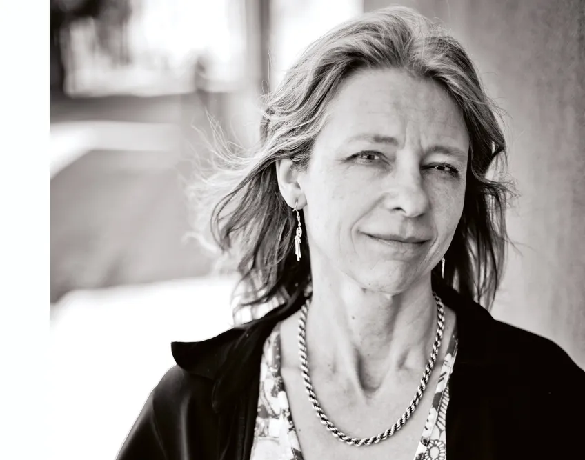 Porträtt av kvinna.