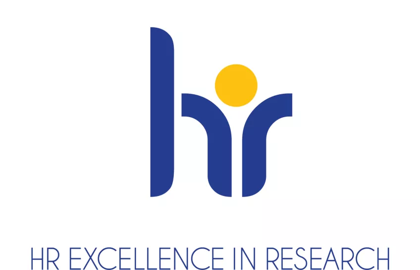 Logotyp HR Excellence in Research. Illustration.