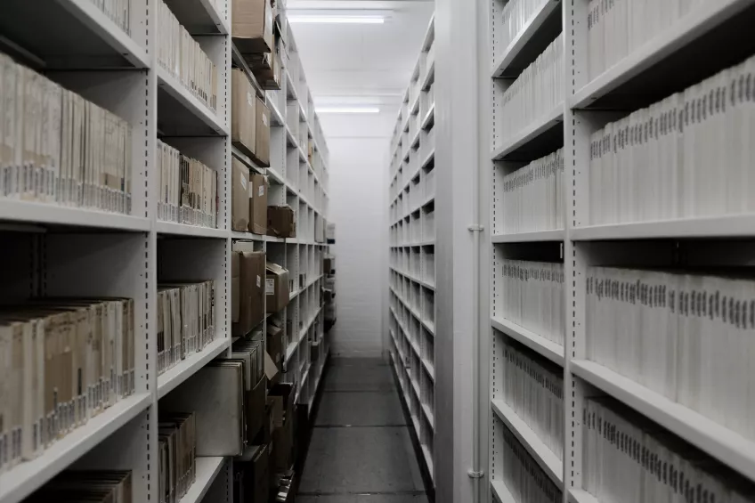 Picture from inside a British Library Archive 