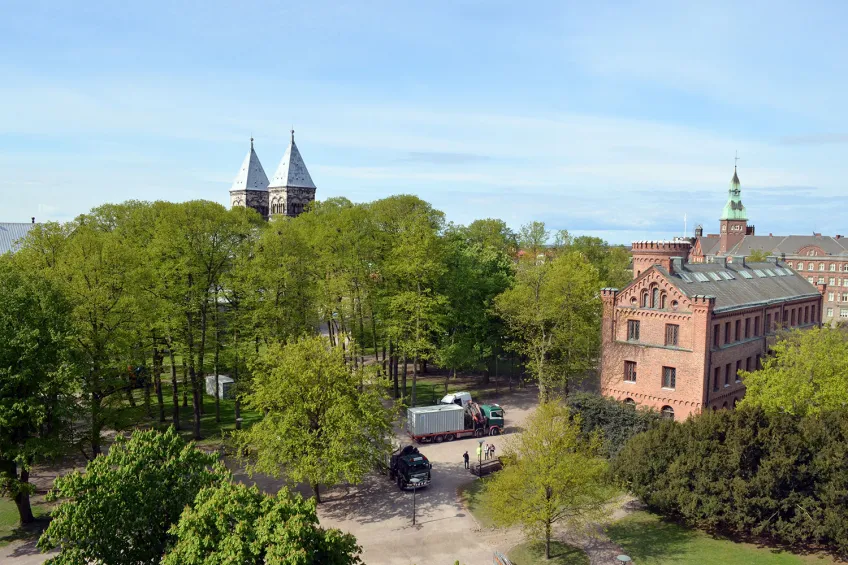 Vy över Lundagård. Foto Louise Larsson.