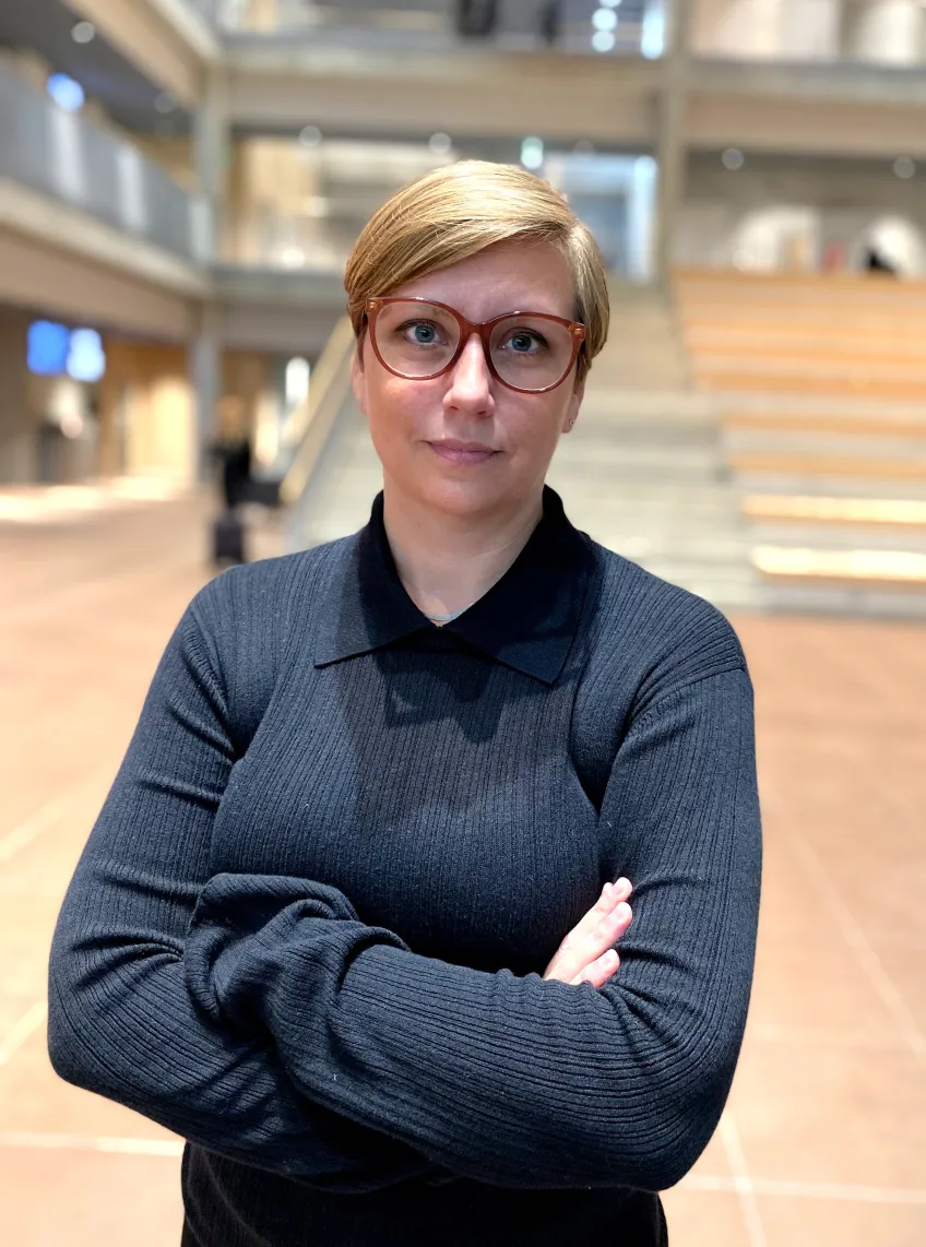 porträtt christel nielsen. foto.