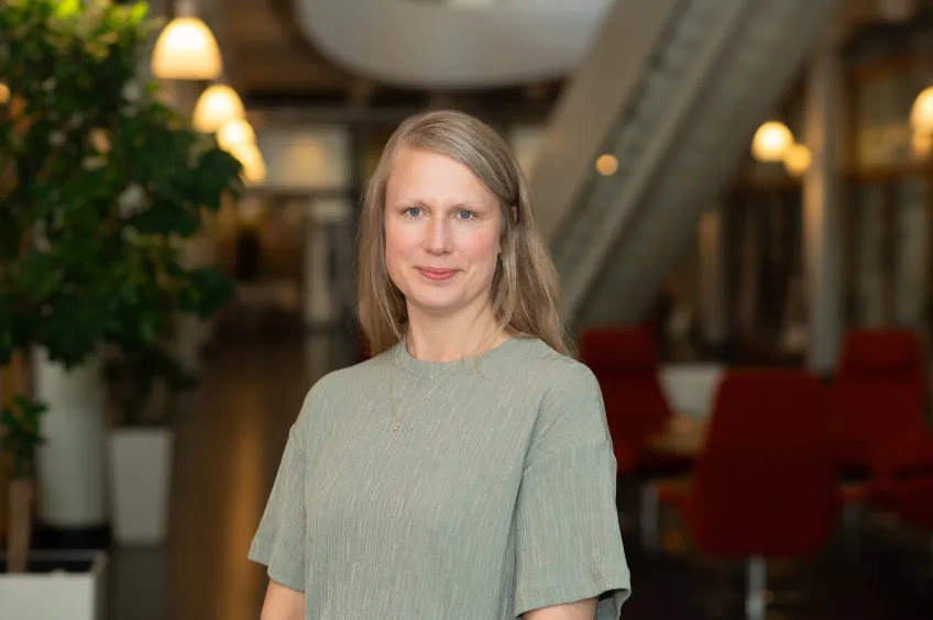 Ida Hjelmér, PhD och laboratorieforskare vid Lunds universitet, fotografi. Foto: Tove Smeds