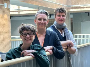 Lex Hult, Annika Lexén och Martin Karaba Bäckström. Foto: Erika Svantesson